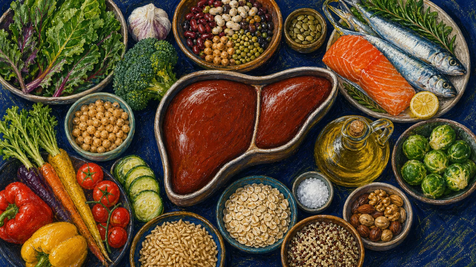 Medical illustration about Nutrition and the liver: what to eat for your liver condition