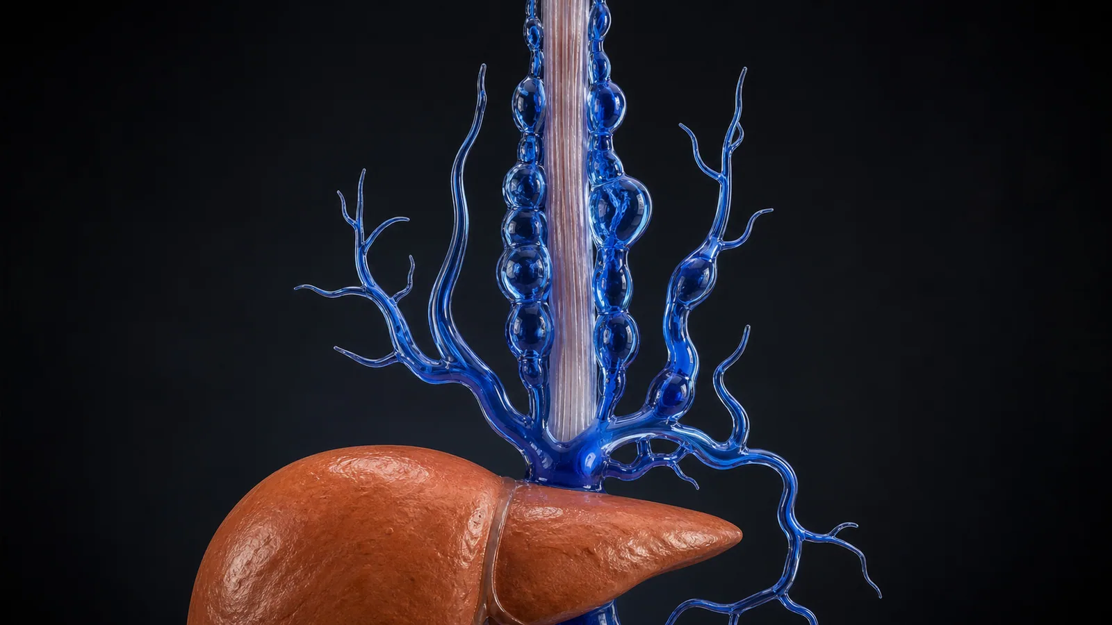 Medical illustration about Esophageal varices